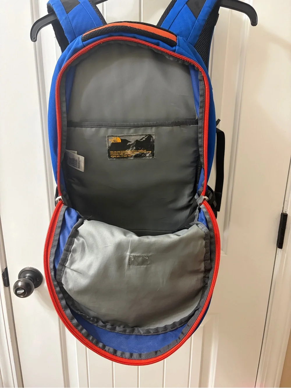 The North Face Vault in the Cobalt Blue colorway.